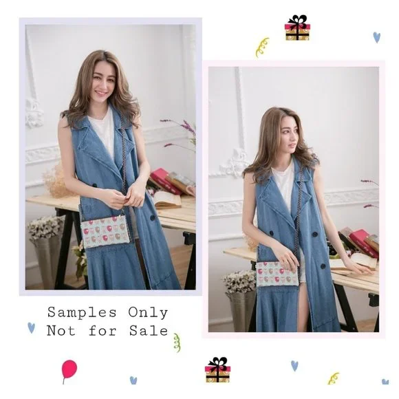 Waterproof Cat Rectangular Crossbody Bag Purse - Picture 5 of 10